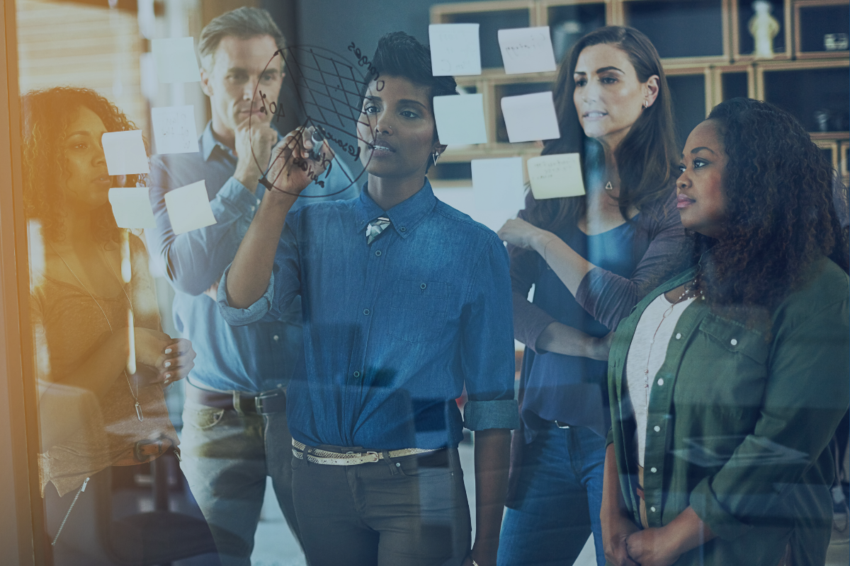 IT team managing trouble tickets with Mojo Helpdesk software