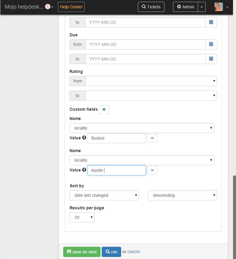 Custom Field Search and Reporting - Mojo Helpdesk Blog