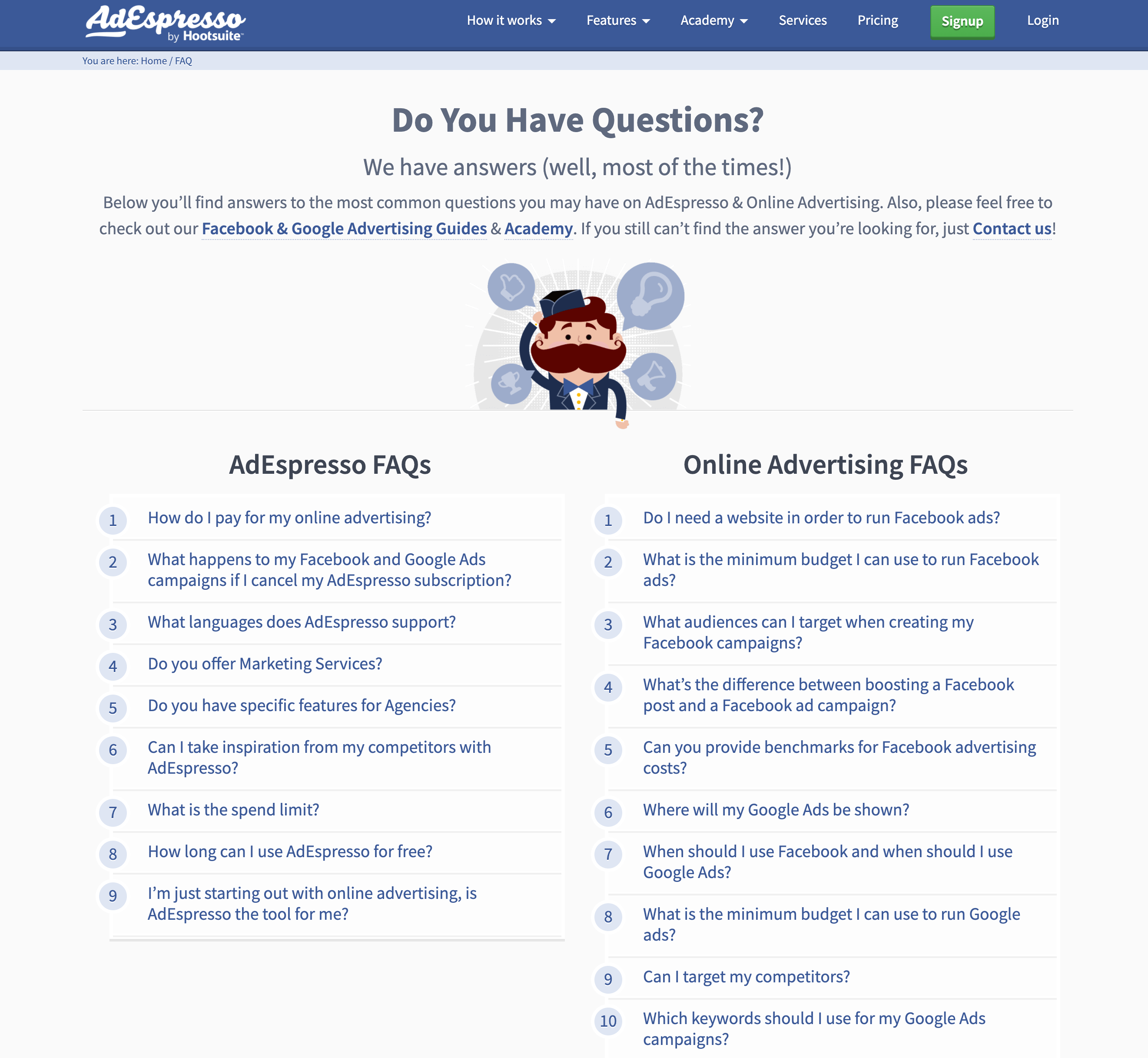 How to Make the Best FAQ Page and 10 Excellent Examples - Mojo Helpdesk ...