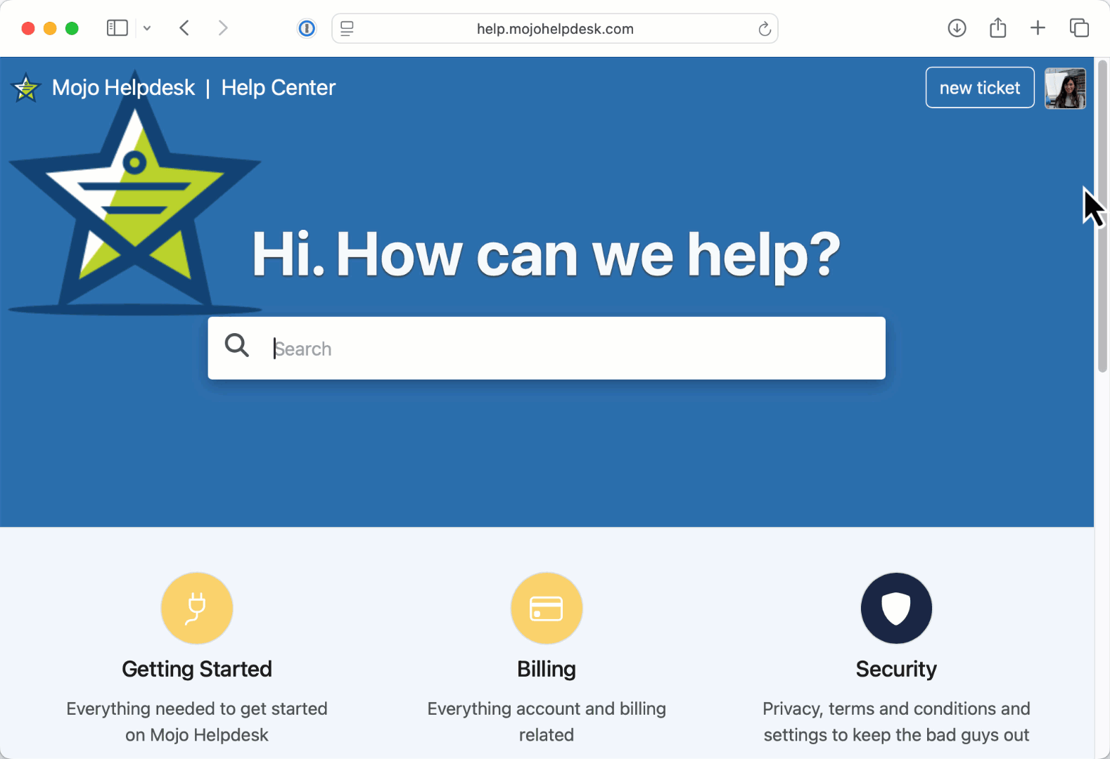 Self-service knowledge base reducing trouble ticket volume